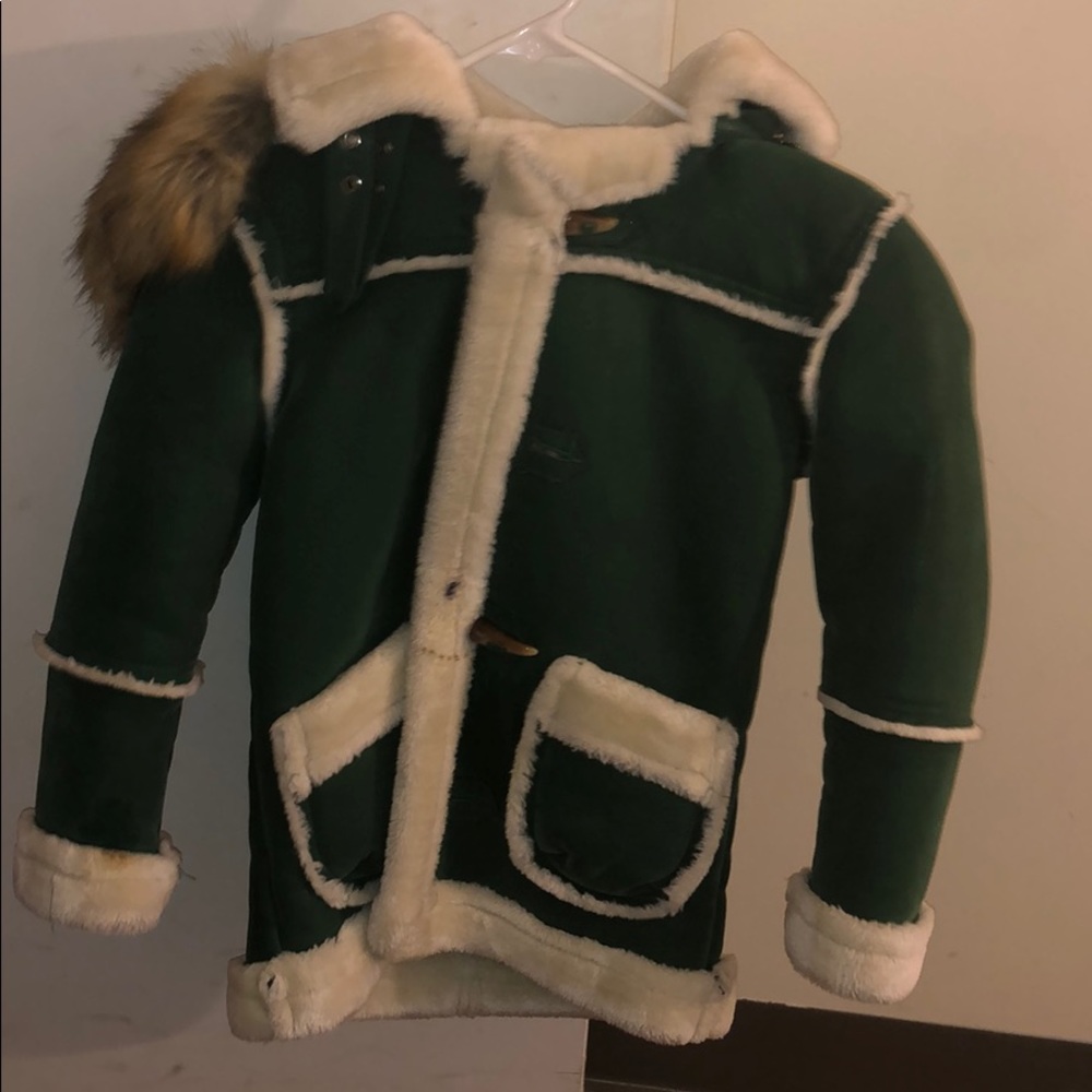 Fashionable unisex fur coat